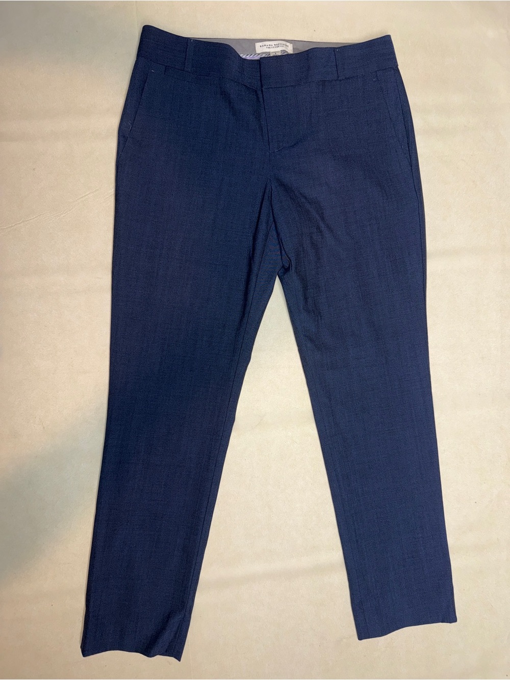 Banana Republic Men's Dark Blue Dress Pants wool
